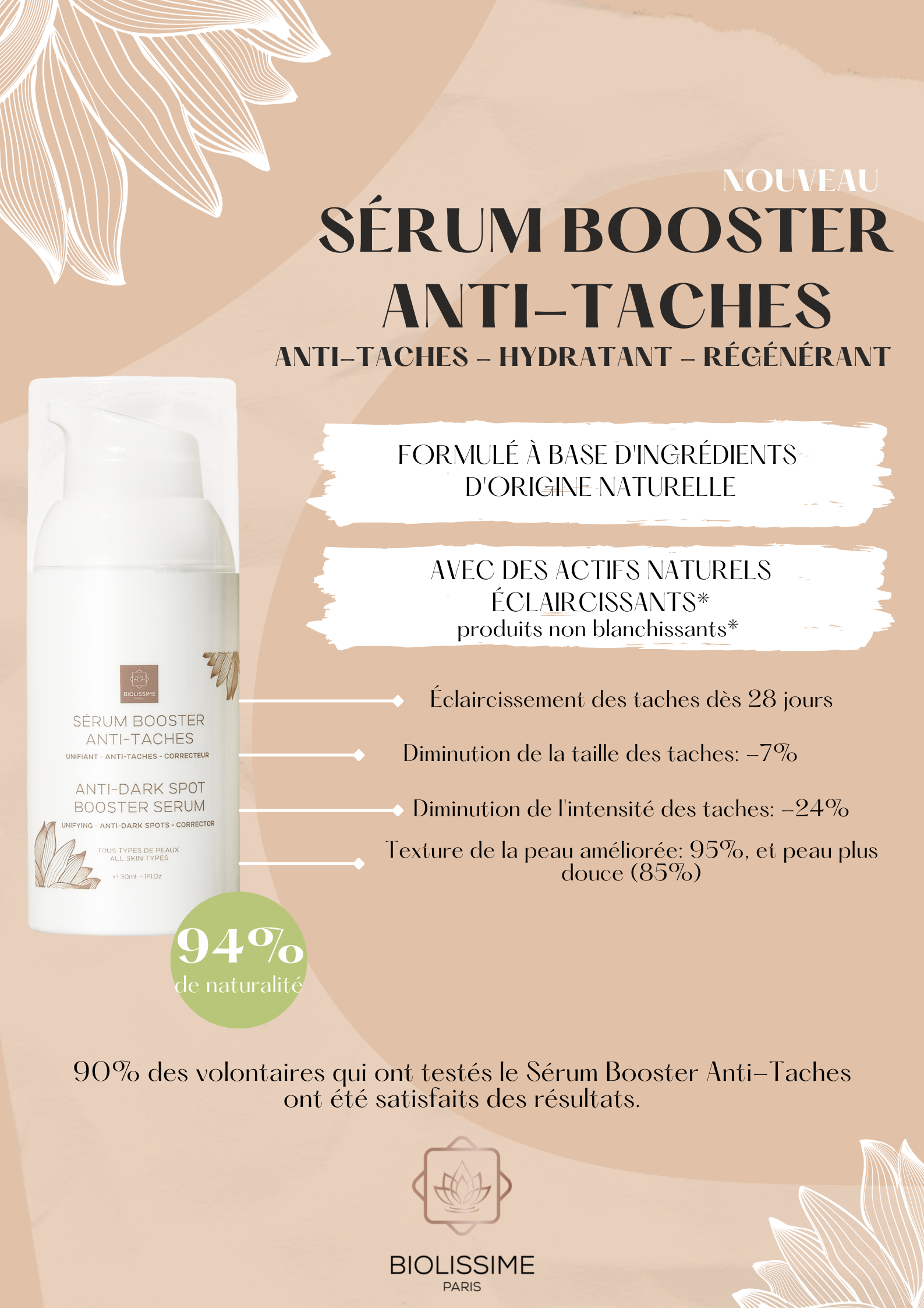 Sérum Booster Anti-Taches -Action Eclaircissante